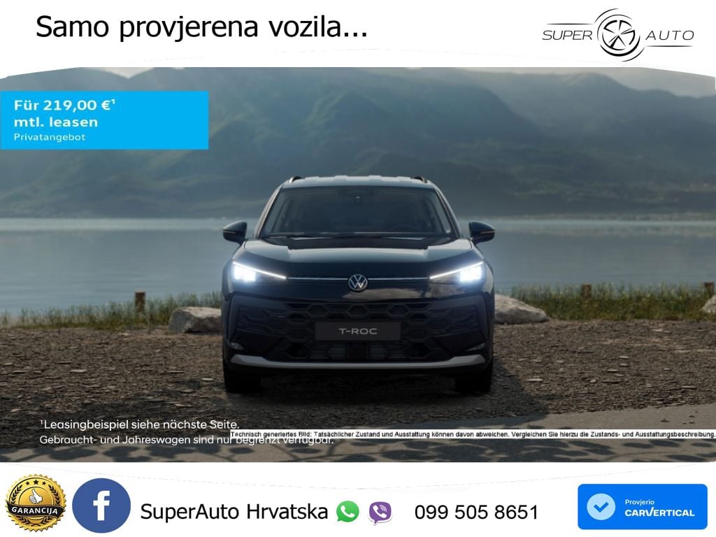 Volkswagen T-Roc 1.5 eTSI (116 KS)  DSG LED+GR SJED+ACC