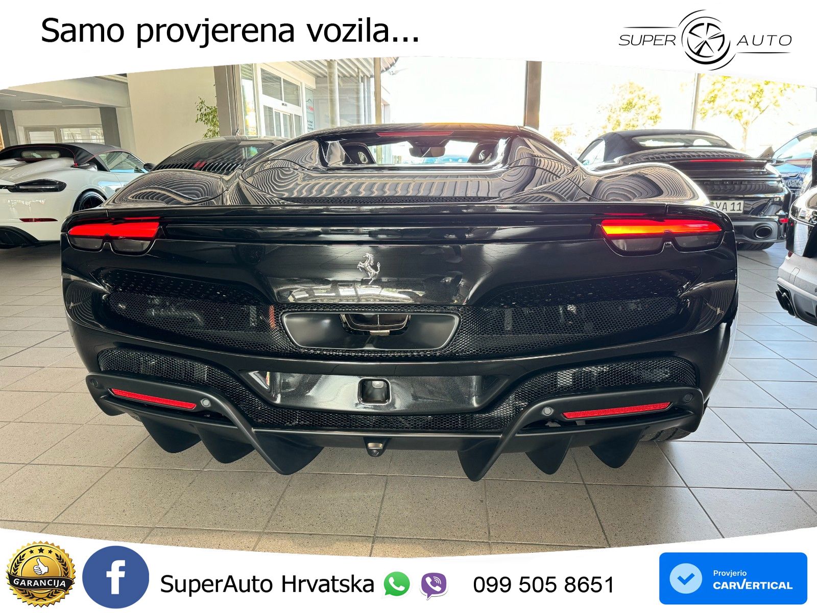 Ferrari 296 GTS 3.0 V6 (830 KS) F1 DCT ZRAČNI+ACC+GR SJED+KAM