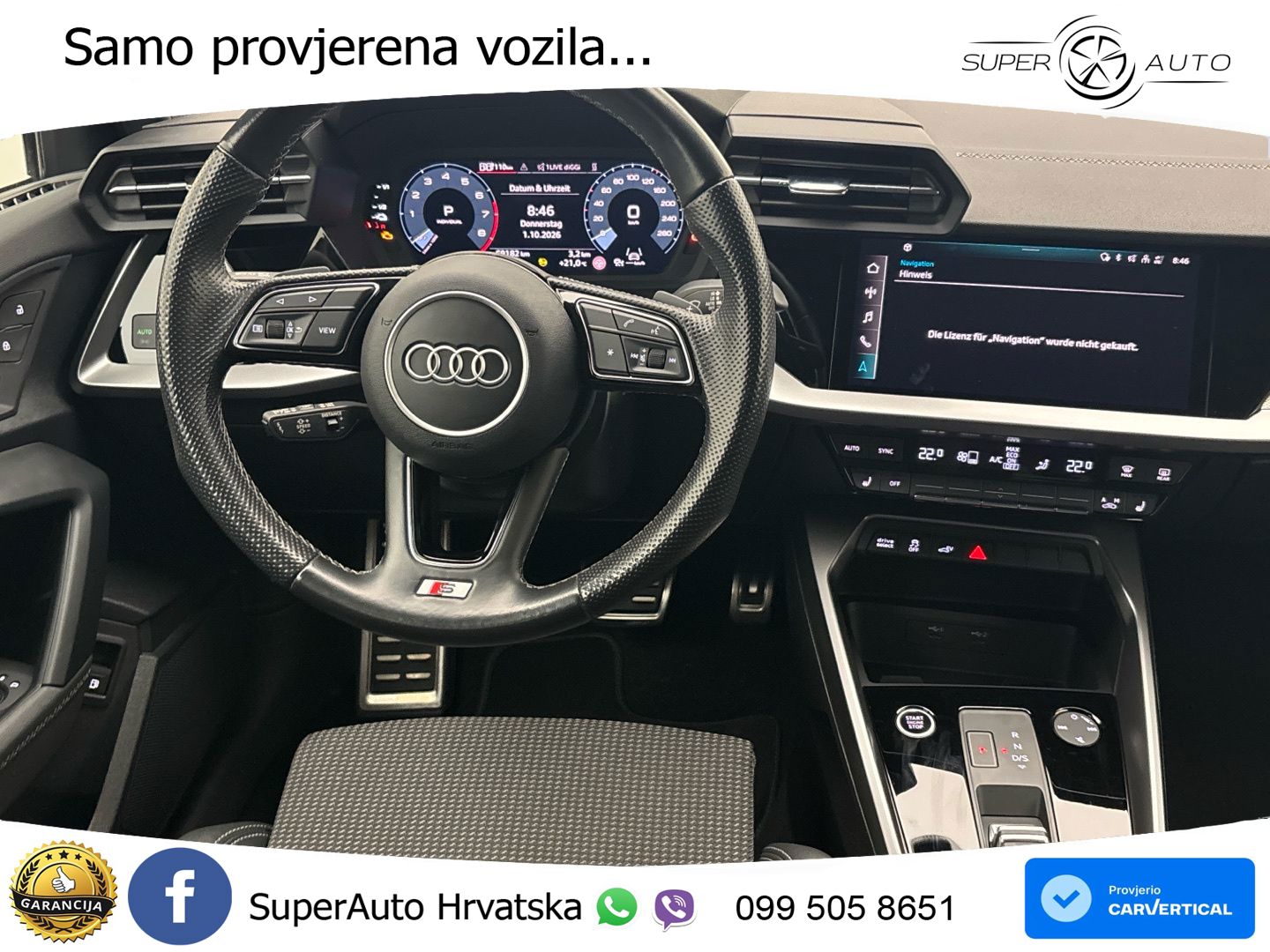Audi A3 40 TFSIe (204 KS) S tronic S line