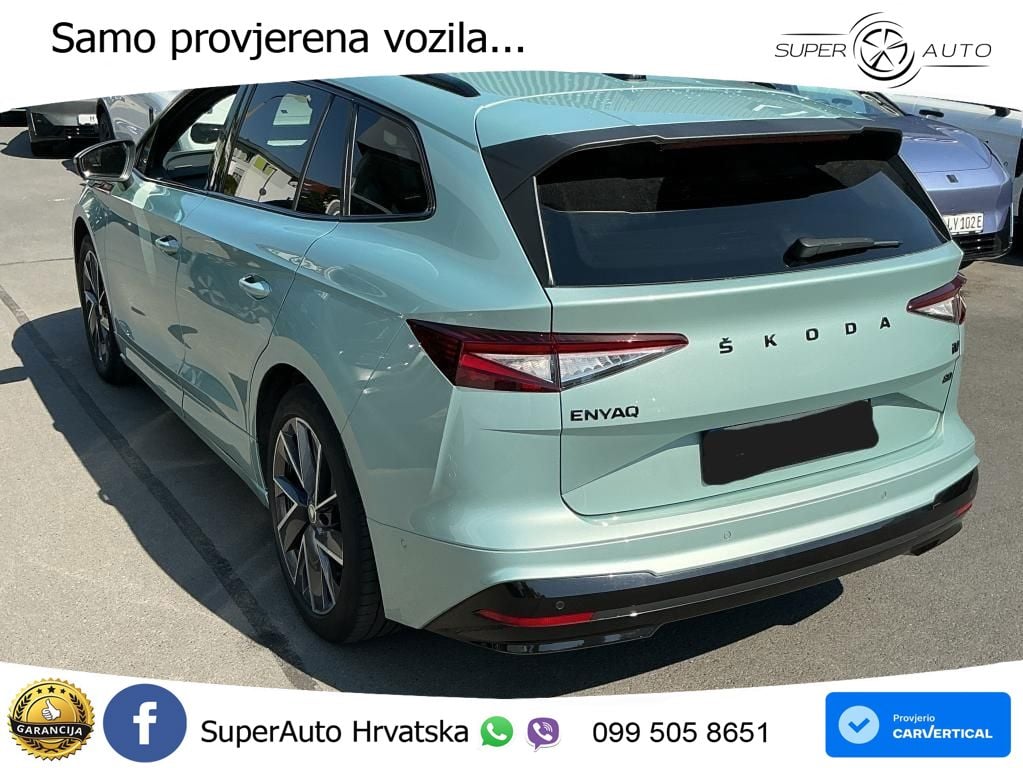 Škoda Enyaq iV 80 82 kWh (204 KS) SportLine LED+GR SJED+ACC