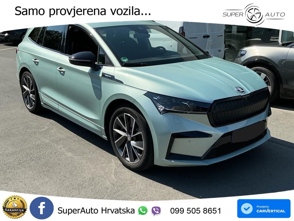 Škoda Enyaq iV 80 82 kWh (204 KS) SportLine LED+GR SJED+ACC