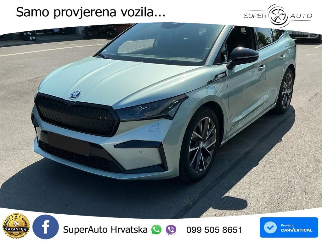 Škoda Enyaq iV 80 82 kWh (204 KS) SportLine LED+GR SJED+ACC