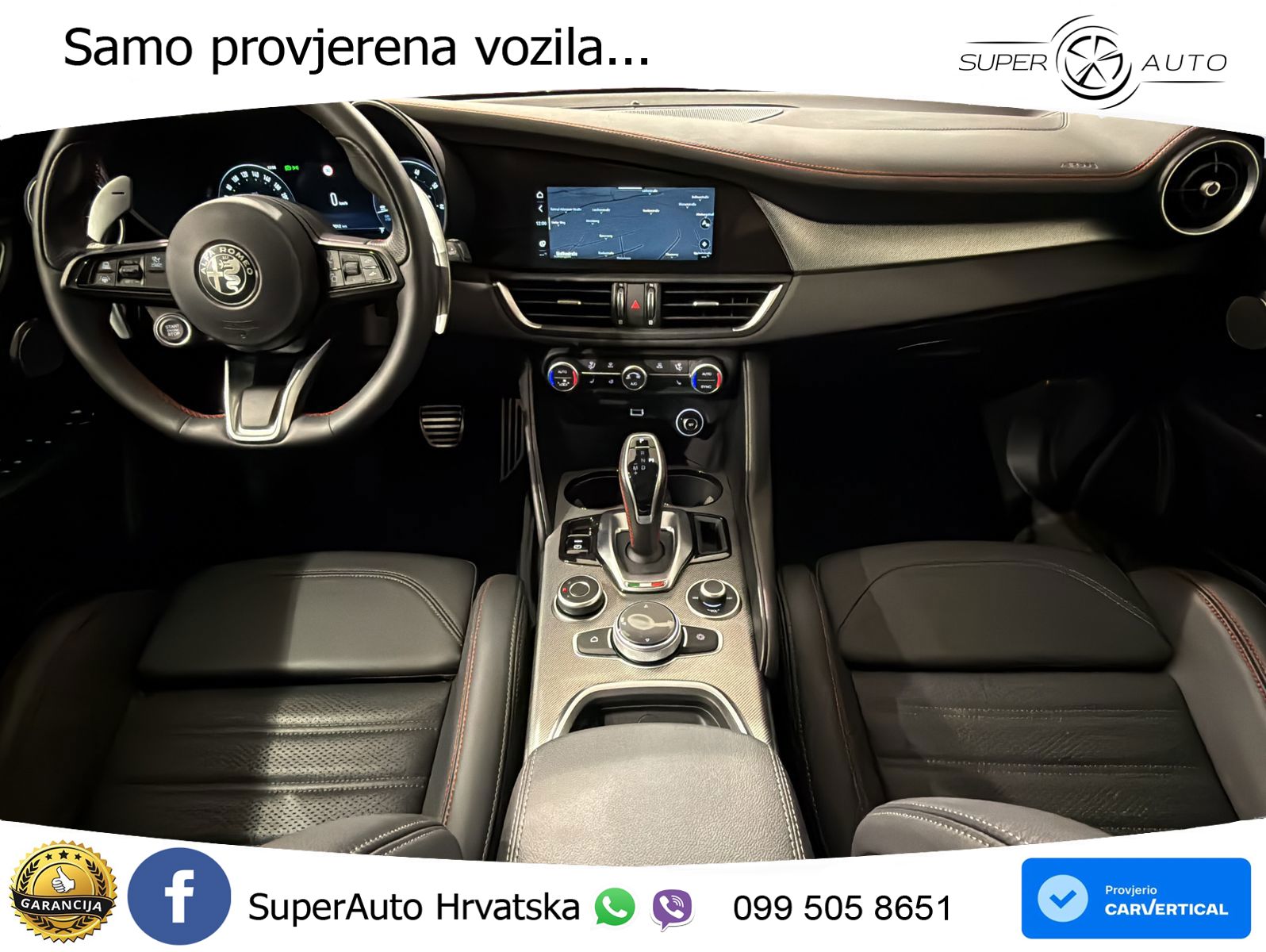 Alfa Romeo Giulia 2.0 Turbo (280 KS) Q4 Automatic LED+GR SJED+ACC