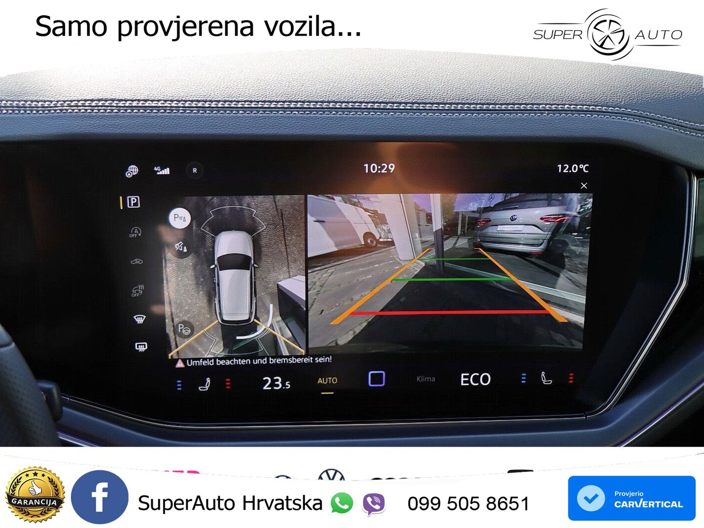 Volkswagen Touareg 3.0 V6 TDI (286 KS) 4MOTION Tiptronic R-Line ZRAČNI+ACC+GR SJED+KAM+PANO