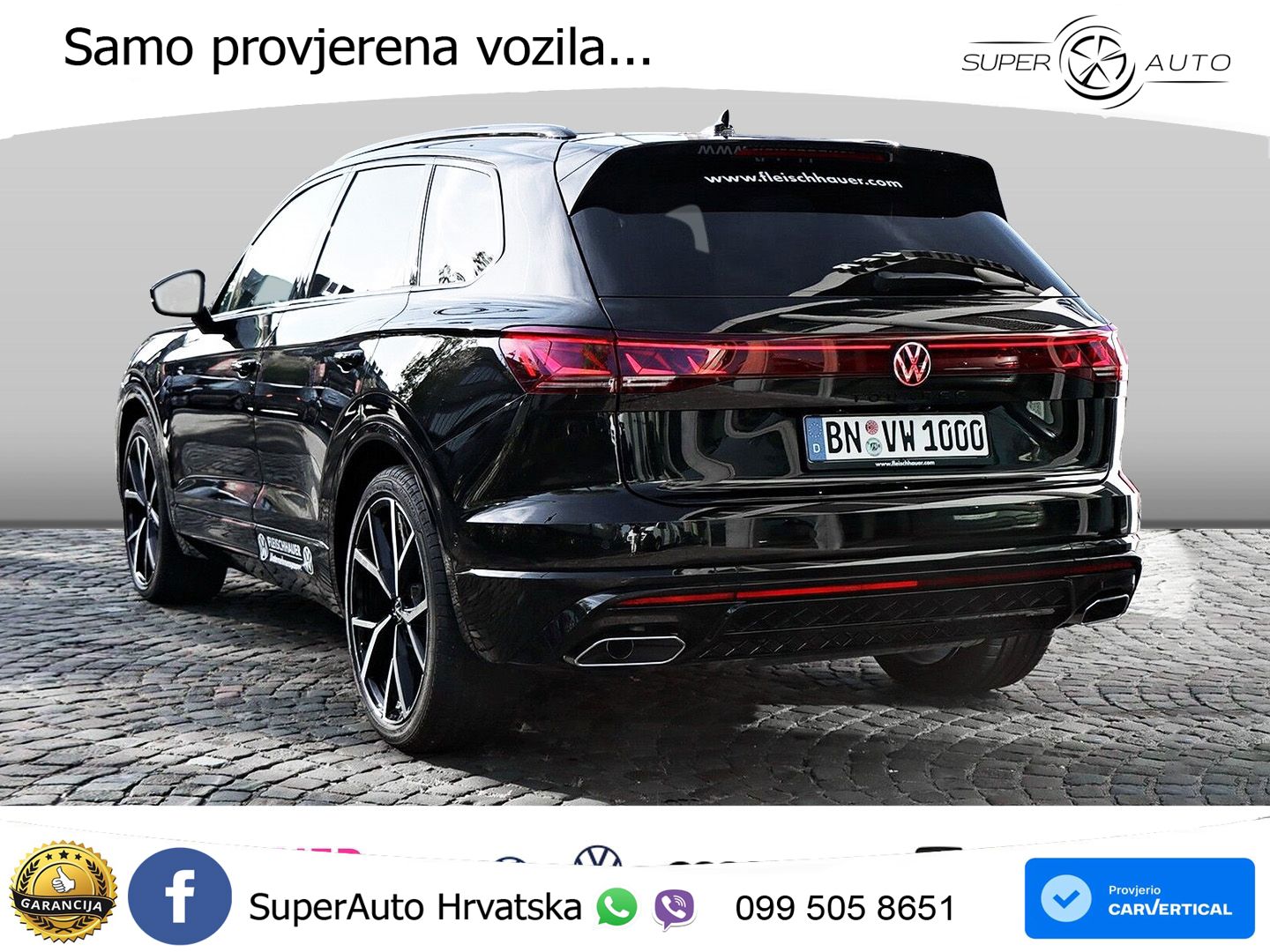 Volkswagen Touareg 3.0 V6 TDI (286 KS) 4MOTION Tiptronic R-Line ZRAČNI+ACC+GR SJED+KAM+PANO
