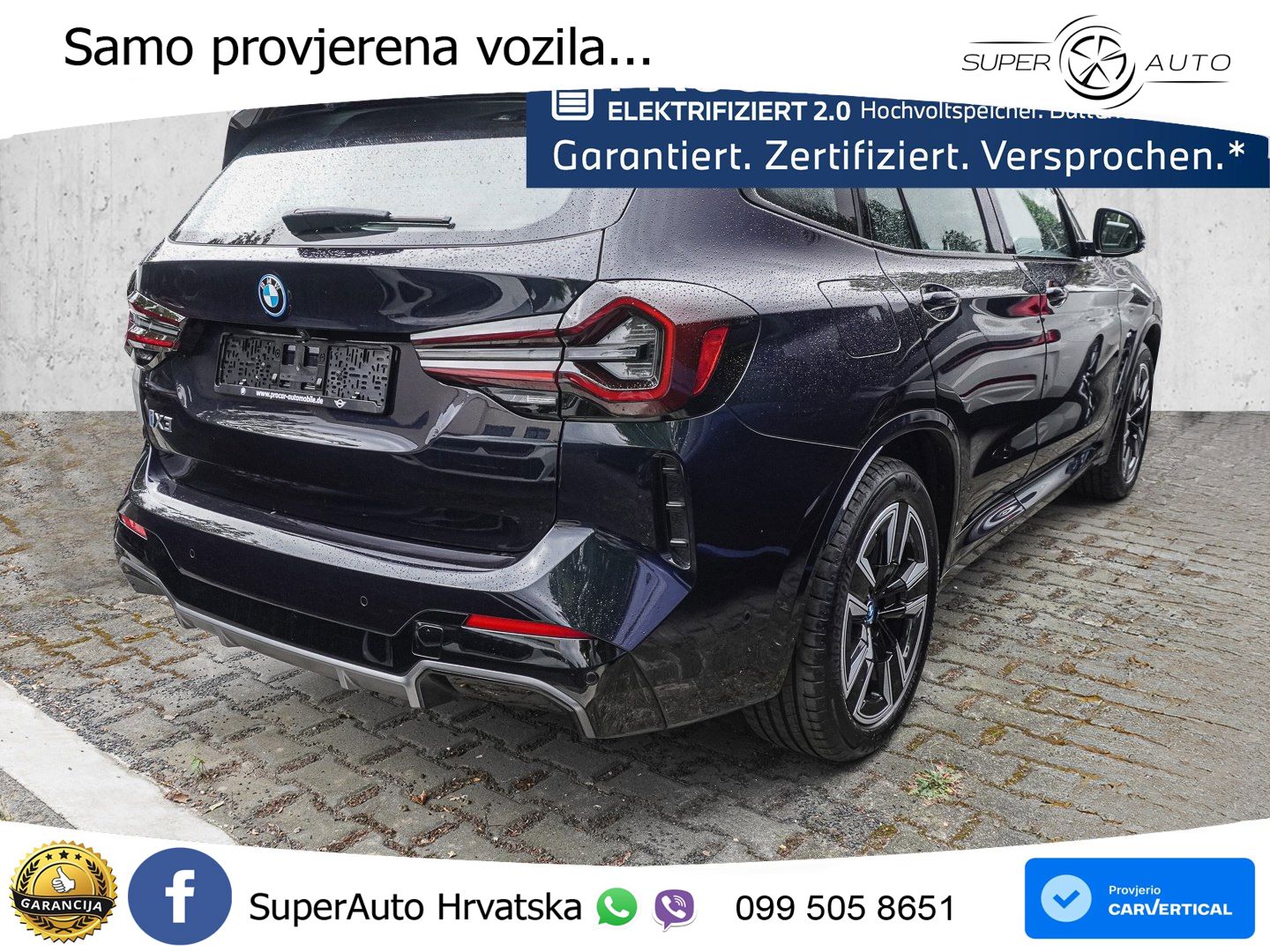 BMW iX3 80 kWh (286 KS)