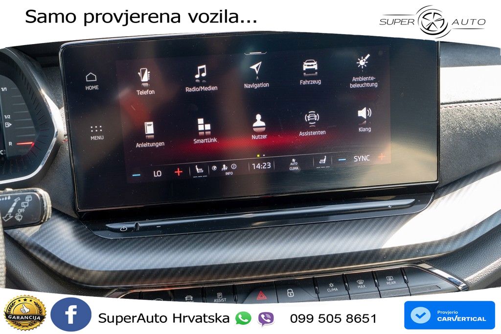 Škoda Octavia Combi RS 2.0 TDI (200 KS) DSG MATRIX+GR SJED+KAM