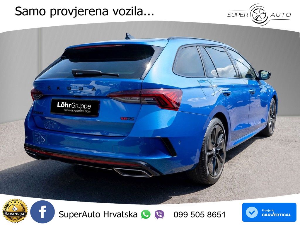 Škoda Octavia Combi RS 2.0 TDI (200 KS) DSG MATRIX+GR SJED+KAM