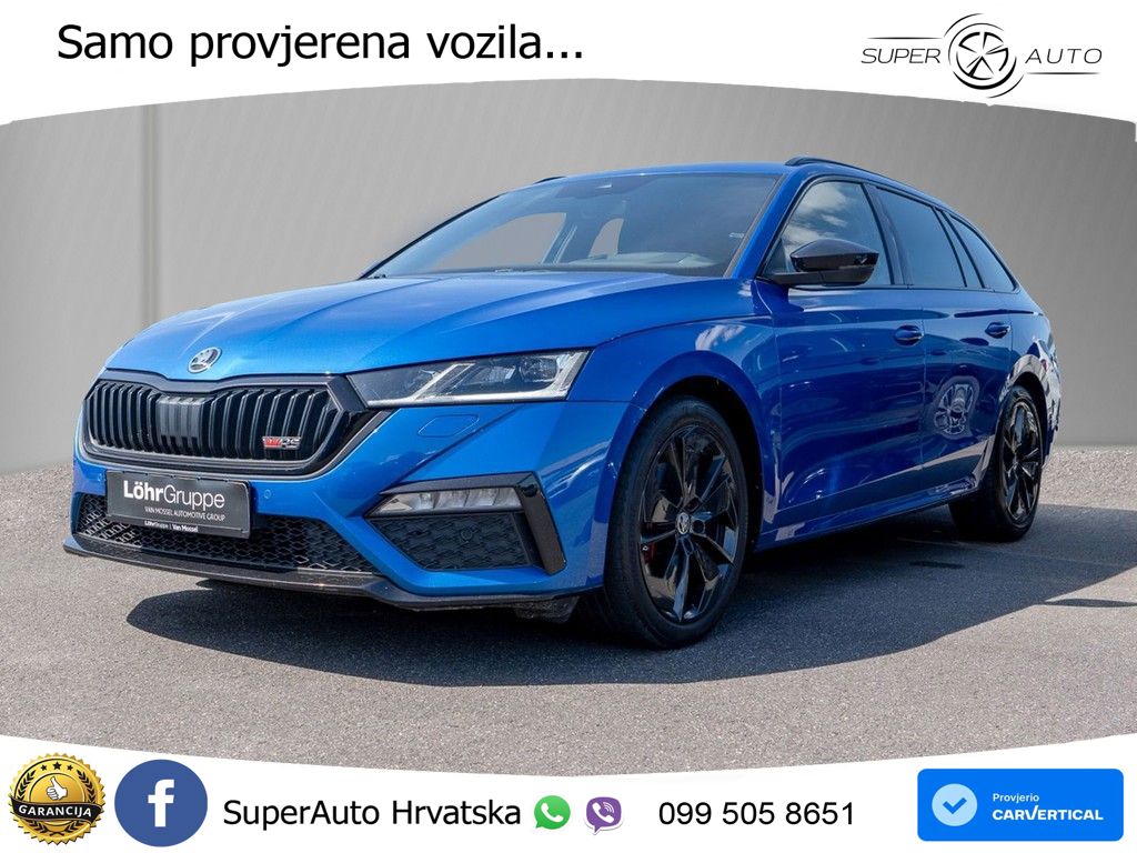 Škoda Octavia Combi RS 2.0 TDI (200 KS) DSG MATRIX+GR SJED+KAM