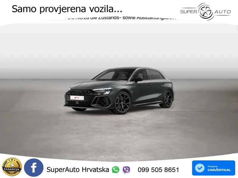 Audi RS3 Sedan 2.5 TFSI (400 KS) quattro S tronic LED+GR SJED+ACC