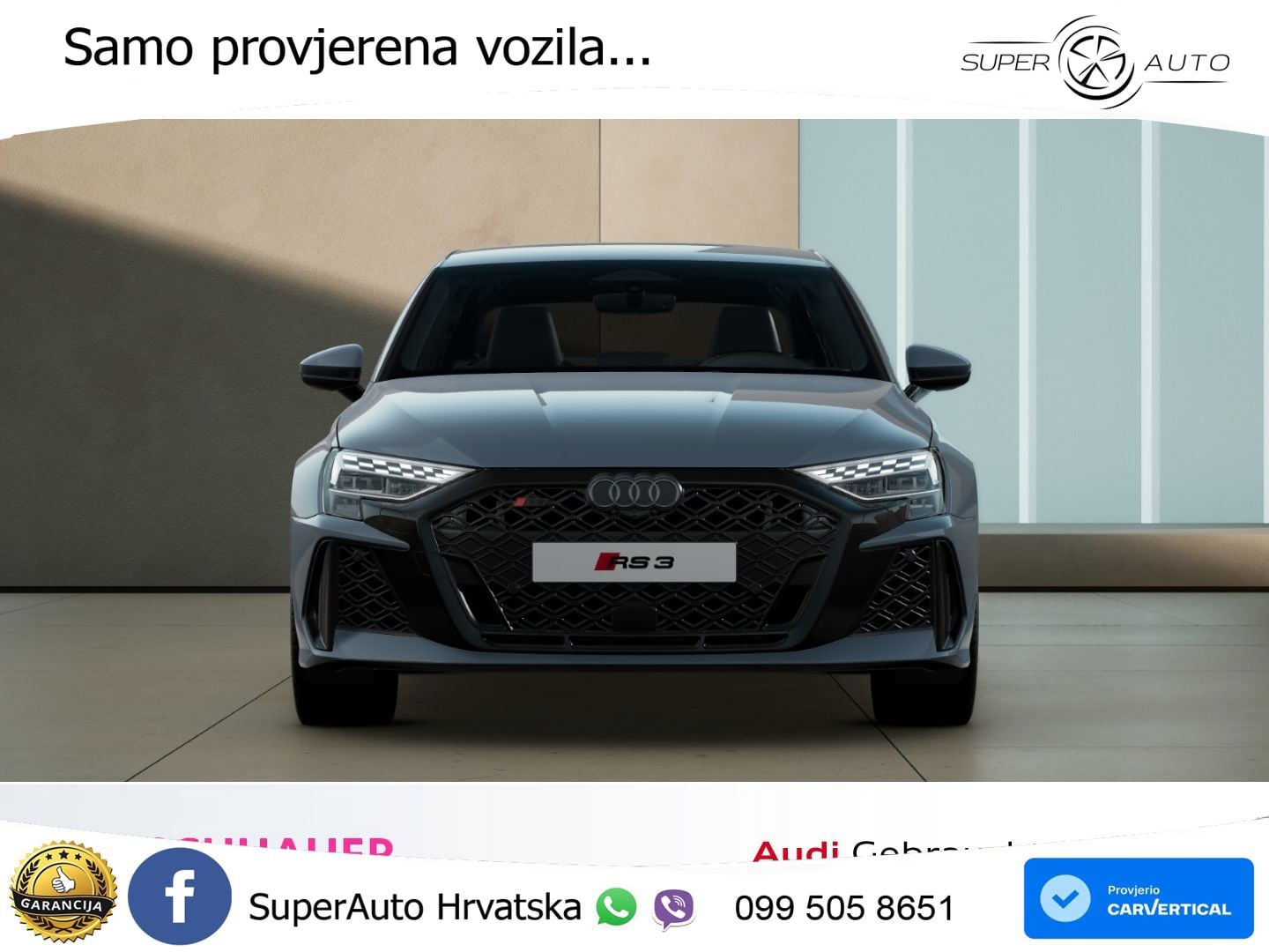 Audi RS3 Sedan 2.5 TFSI (400 KS) quattro S tronic MATRIX+GR SJED+KAM