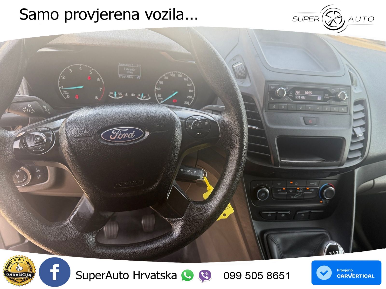 Ford Transit Connect 210 L1 Trend AHK+PDC+MFL+Klima 101 KS