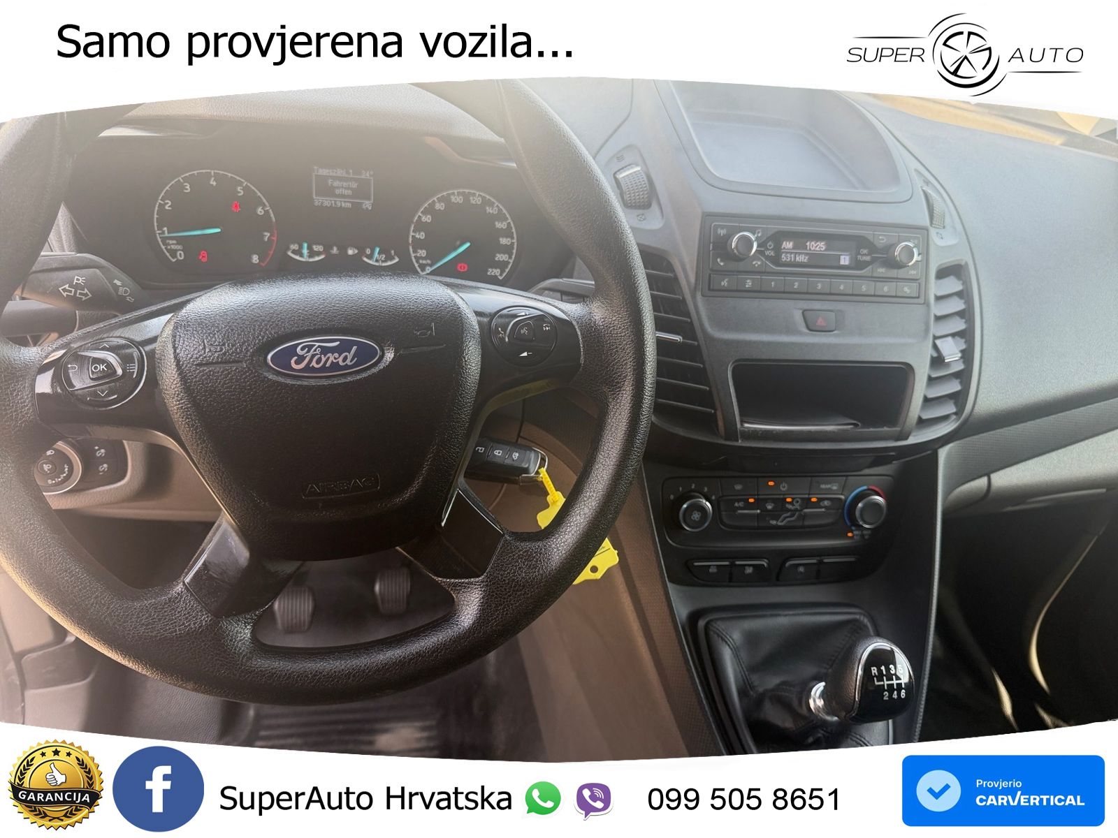 Ford Transit Connect 210 L1 Trend AHK+PDC+MFL+Klima 101 KS