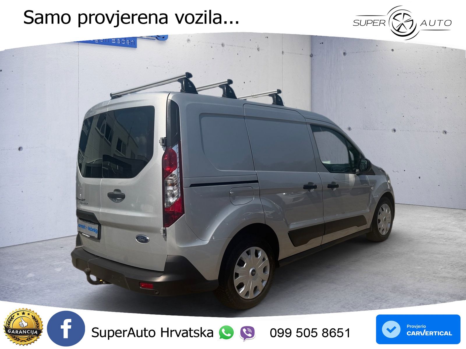 Ford Transit Connect 210 L1 Trend AHK+PDC+MFL+Klima 101 KS