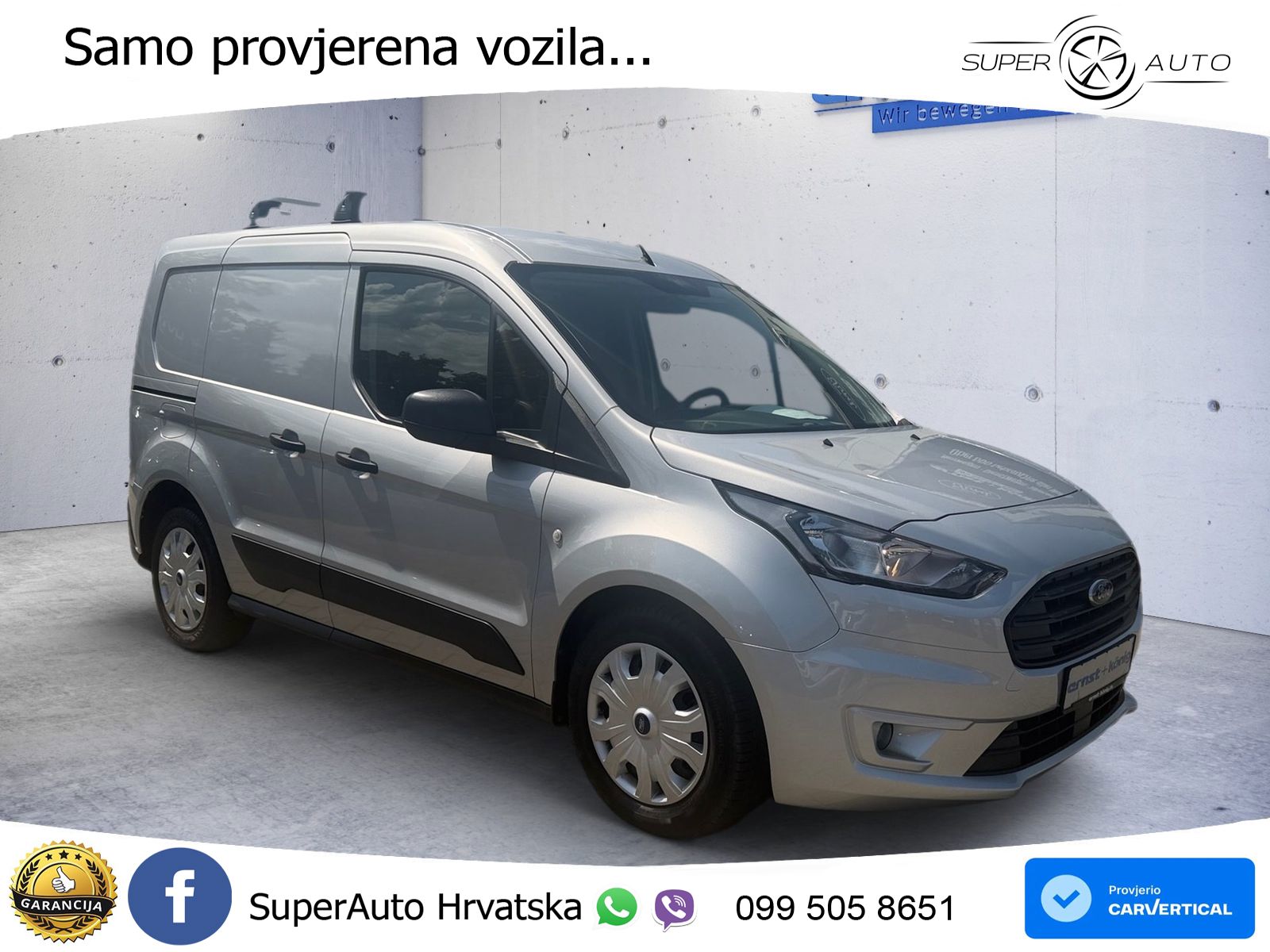 Ford Transit Connect 210 L1 Trend AHK+PDC+MFL+Klima 101 KS