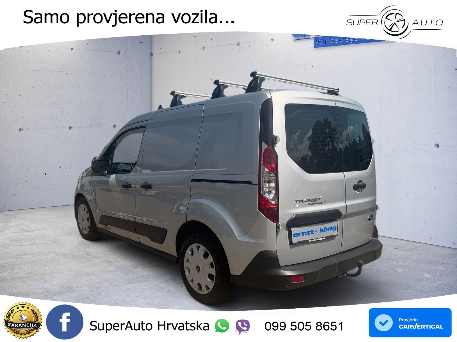 Ford Transit Connect 210 L1 Trend AHK+PDC+MFL+Klima 101 KS