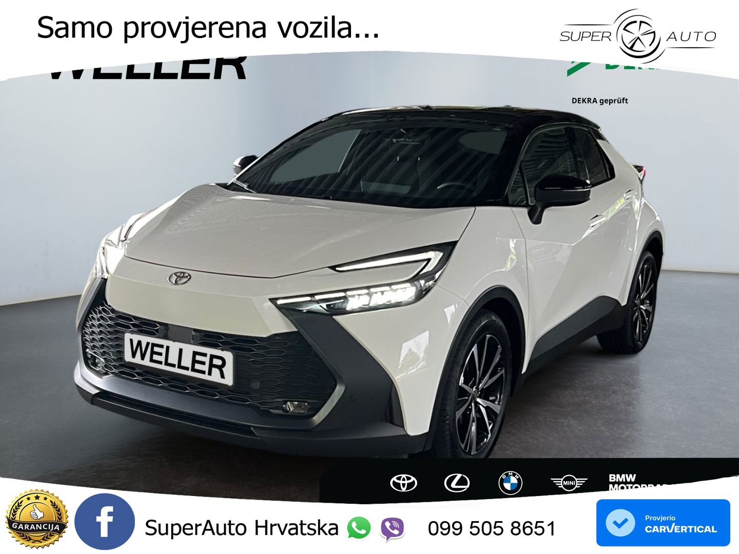 Toyota C-HR 1.8 (140 KS) Hybrid e-CVT Teamplayer LED+GR SJED+ACC