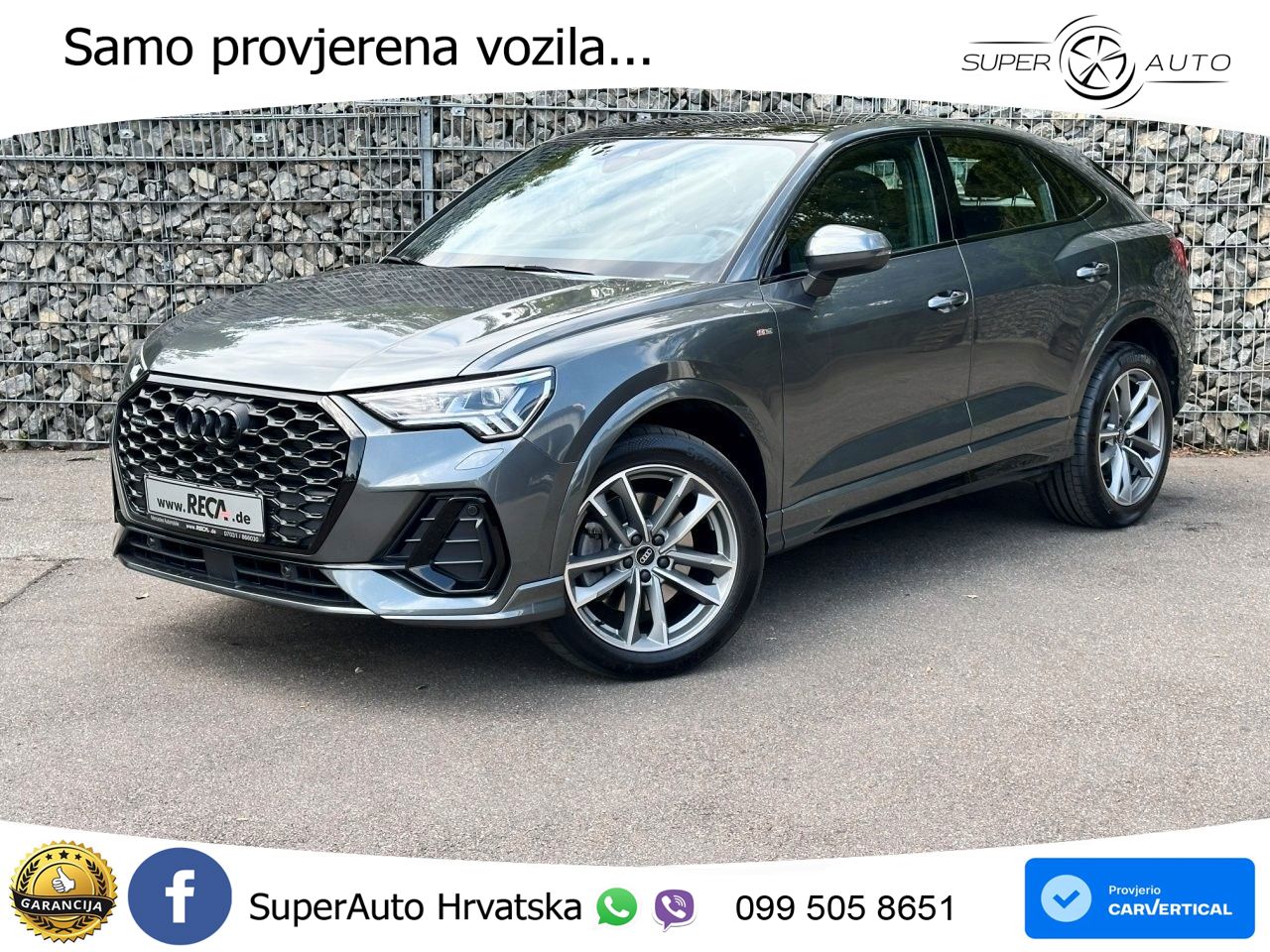Audi Q3 II Sportback 40 TFSI (190 KS) quattro S tronic S line MATRIX+GR SJED+KAM