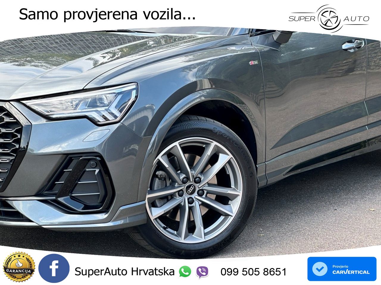 Audi Q3 II Sportback 40 TFSI (190 KS) quattro S tronic S line MATRIX+GR SJED+KAM