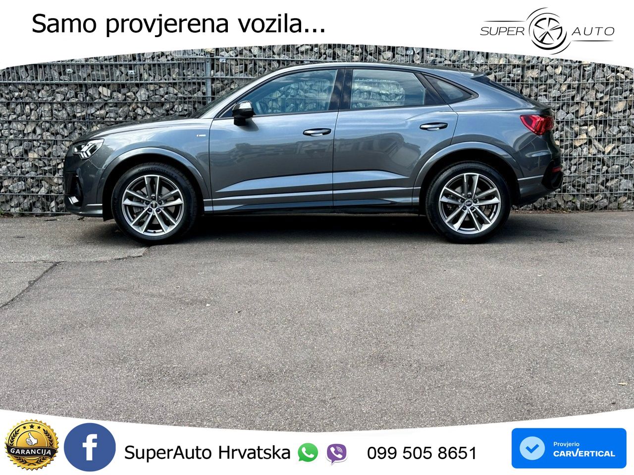 Audi Q3 II Sportback 40 TFSI (190 KS) quattro S tronic S line MATRIX+GR SJED+KAM