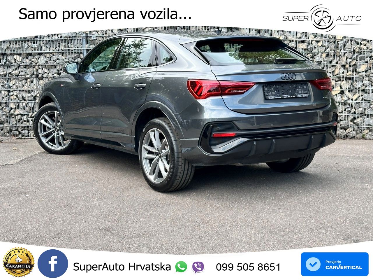 Audi Q3 II Sportback 40 TFSI (190 KS) quattro S tronic S line MATRIX+GR SJED+KAM