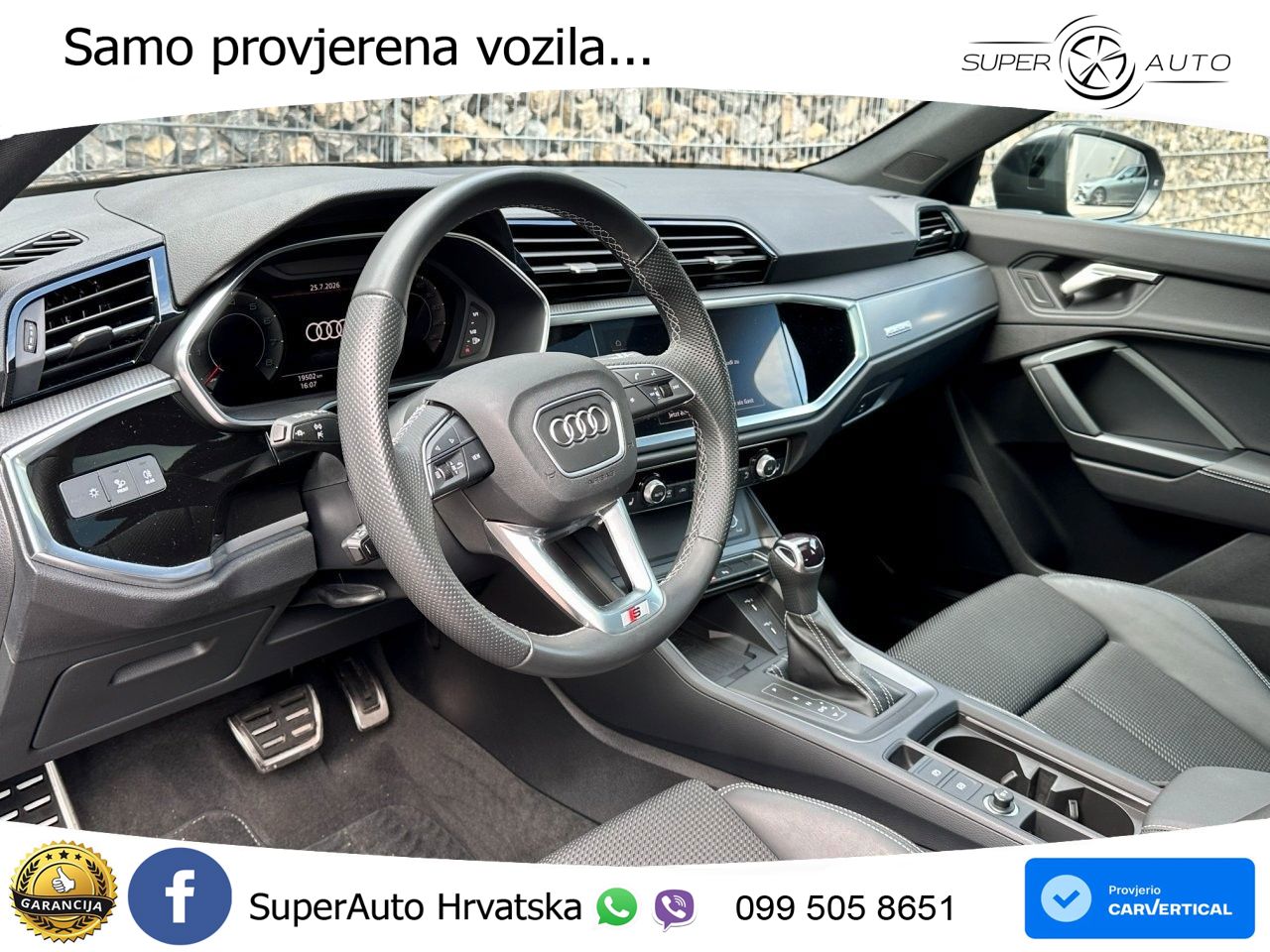 Audi Q3 II Sportback 40 TFSI (190 KS) quattro S tronic S line MATRIX+GR SJED+KAM