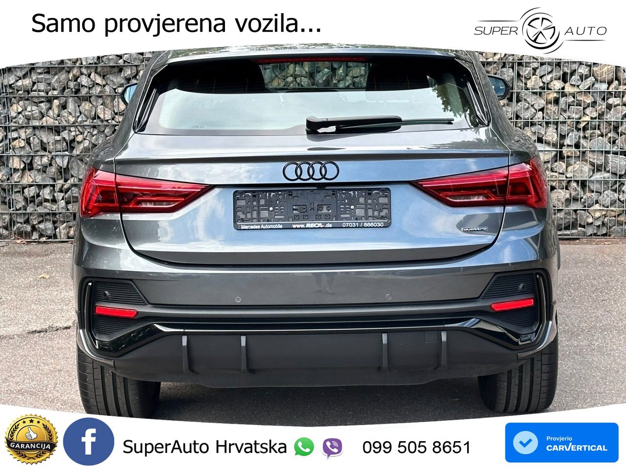 Audi Q3 II Sportback 40 TFSI (190 KS) quattro S tronic S line MATRIX+GR SJED+KAM