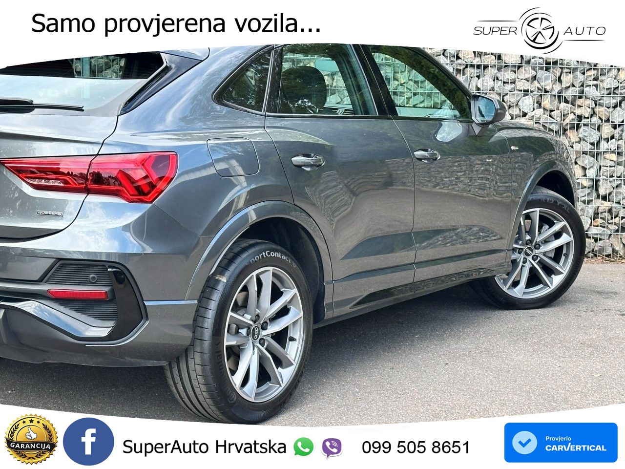 Audi Q3 II Sportback 40 TFSI (190 KS) quattro S tronic S line MATRIX+GR SJED+KAM