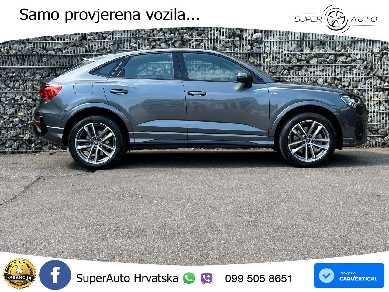 Audi Q3 II Sportback 40 TFSI (190 KS) quattro S tronic S line MATRIX+GR SJED+KAM