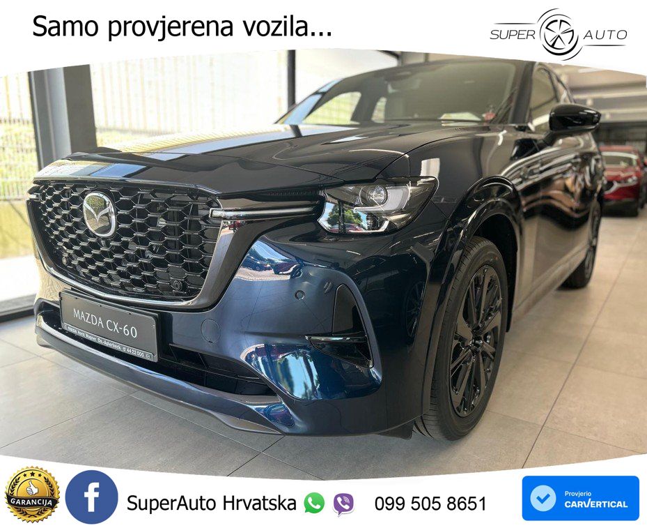 Mazda CX-60 2.5 e-Skyactiv (328 KS) AWD Automatic MATRIX+GR SJED+KAM