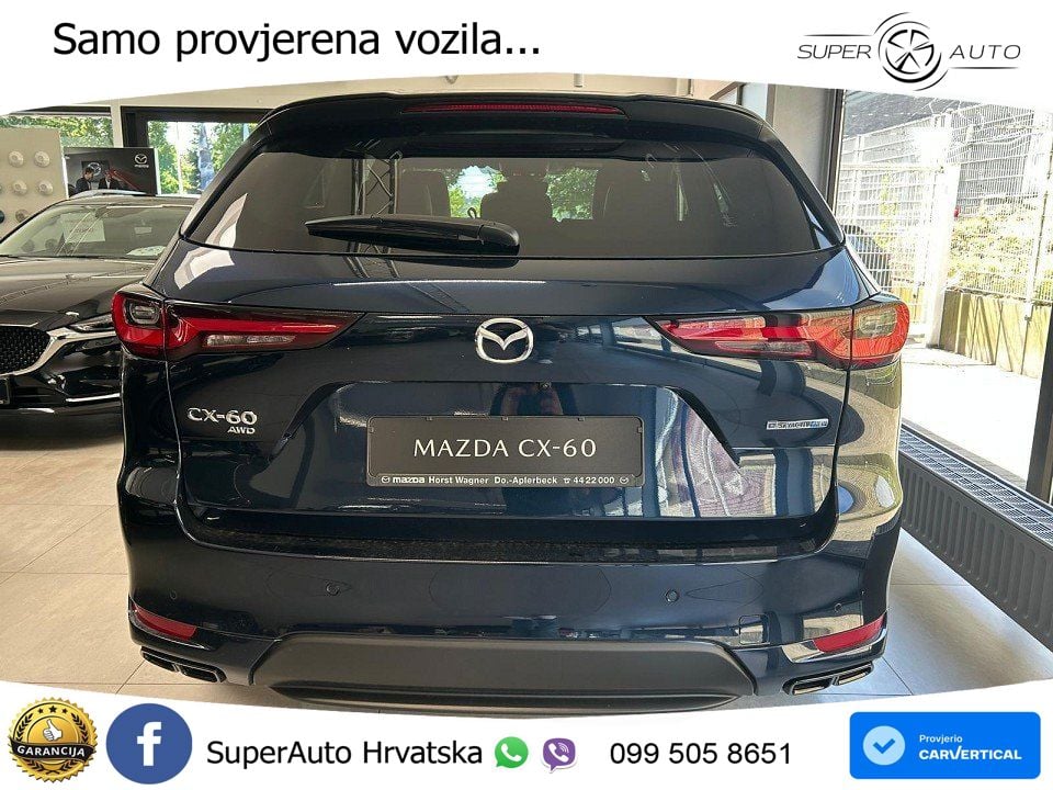 Mazda CX-60 2.5 e-Skyactiv (328 KS) AWD Automatic MATRIX+GR SJED+KAM