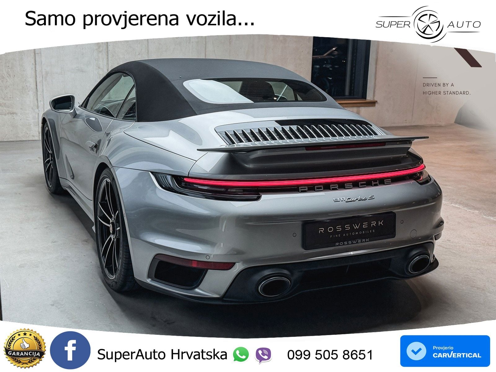 Porsche 911 Turbo S Cabriolet 3.8 (650 KS) PDK LED+GR SJED+ACC