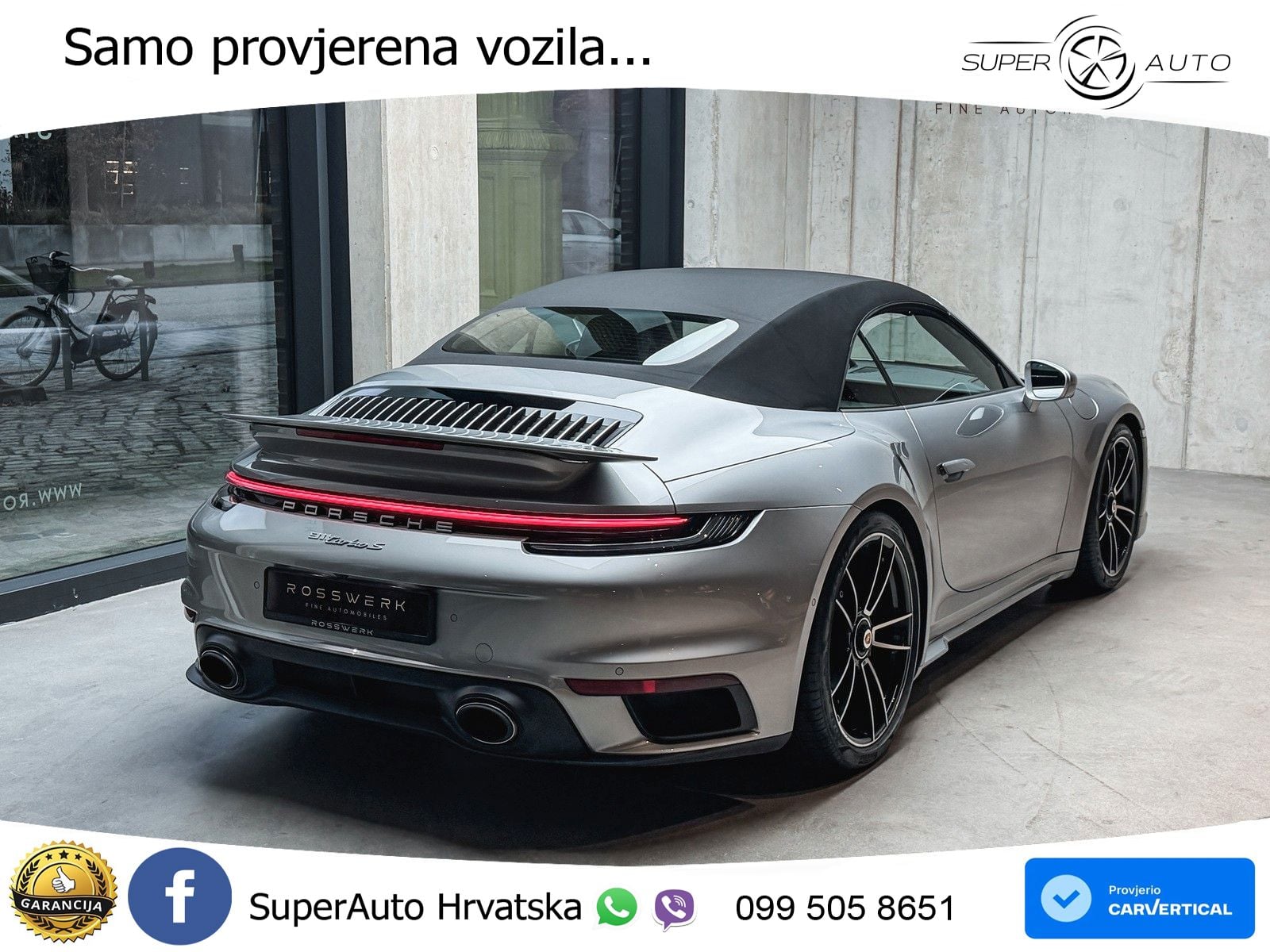 Porsche 911 Turbo S Cabriolet 3.8 (650 KS) PDK LED+GR SJED+ACC
