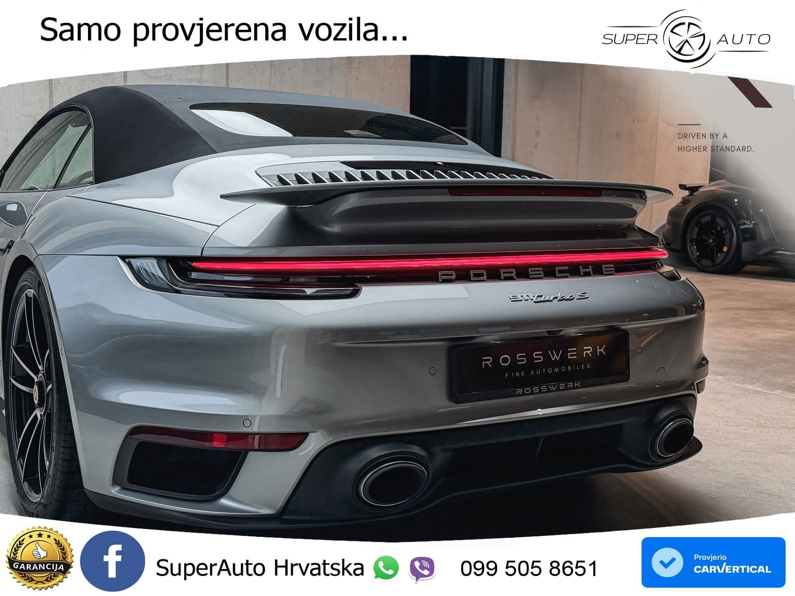 Porsche 911 Turbo S Cabriolet 3.8 (650 KS) PDK LED+GR SJED+ACC