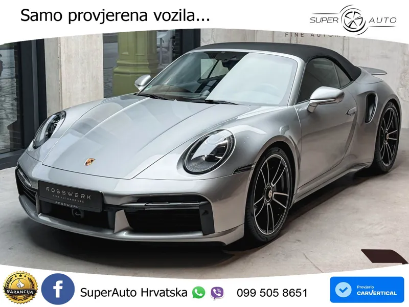 Porsche 911 Turbo S Cabriolet 3.8 (650 KS) PDK LED+GR SJED+ACC