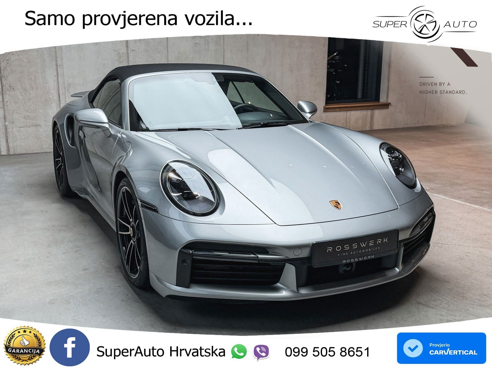 Porsche 911 Turbo S Cabriolet 3.8 (650 KS) PDK LED+GR SJED+ACC