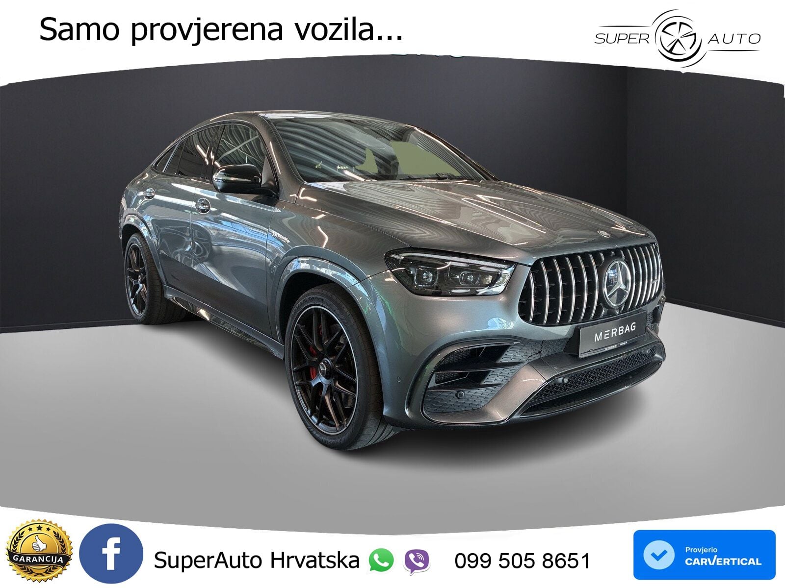 Mercedes AMG GLE Coupe 63 S V8 (612 KS) EQ Boost 4MATIC+ AMG SPEEDSHIFT TCT 9G ZRAČNI+ACC+GR SJED+KAM+PANO