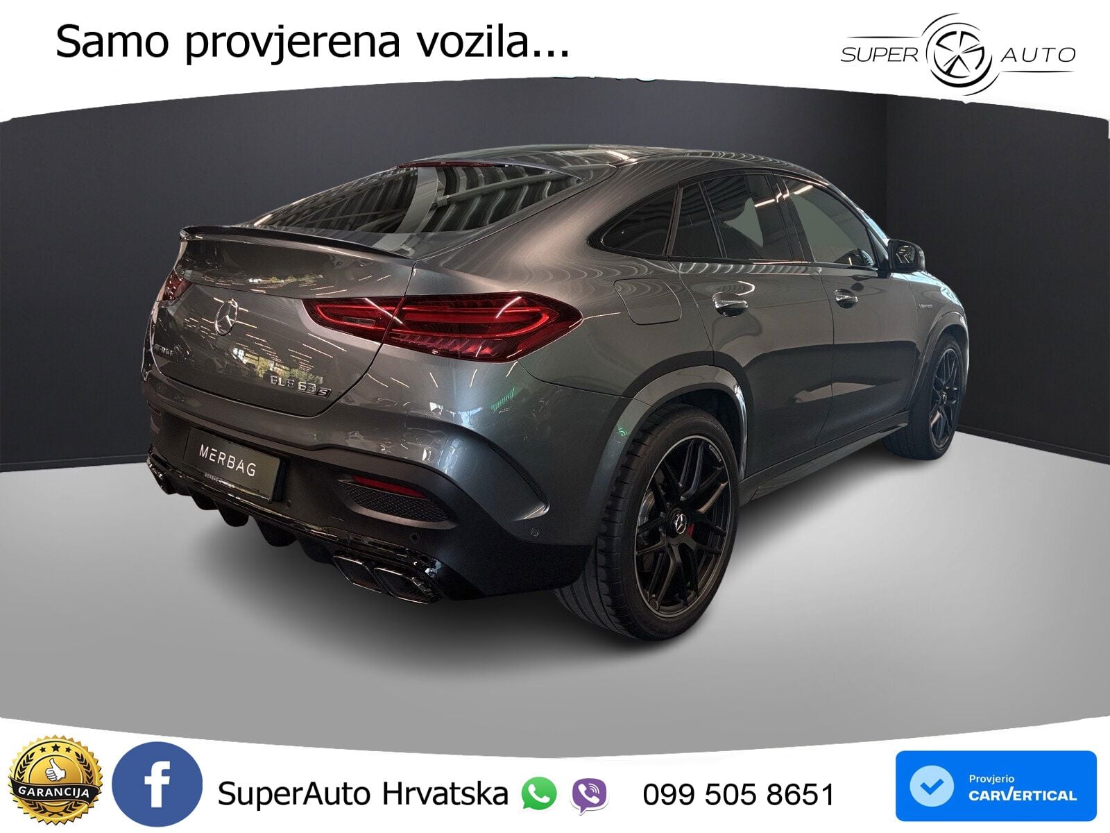 Mercedes AMG GLE Coupe 63 S V8 (612 KS) EQ Boost 4MATIC+ AMG SPEEDSHIFT TCT 9G ZRAČNI+ACC+GR SJED+KAM+PANO