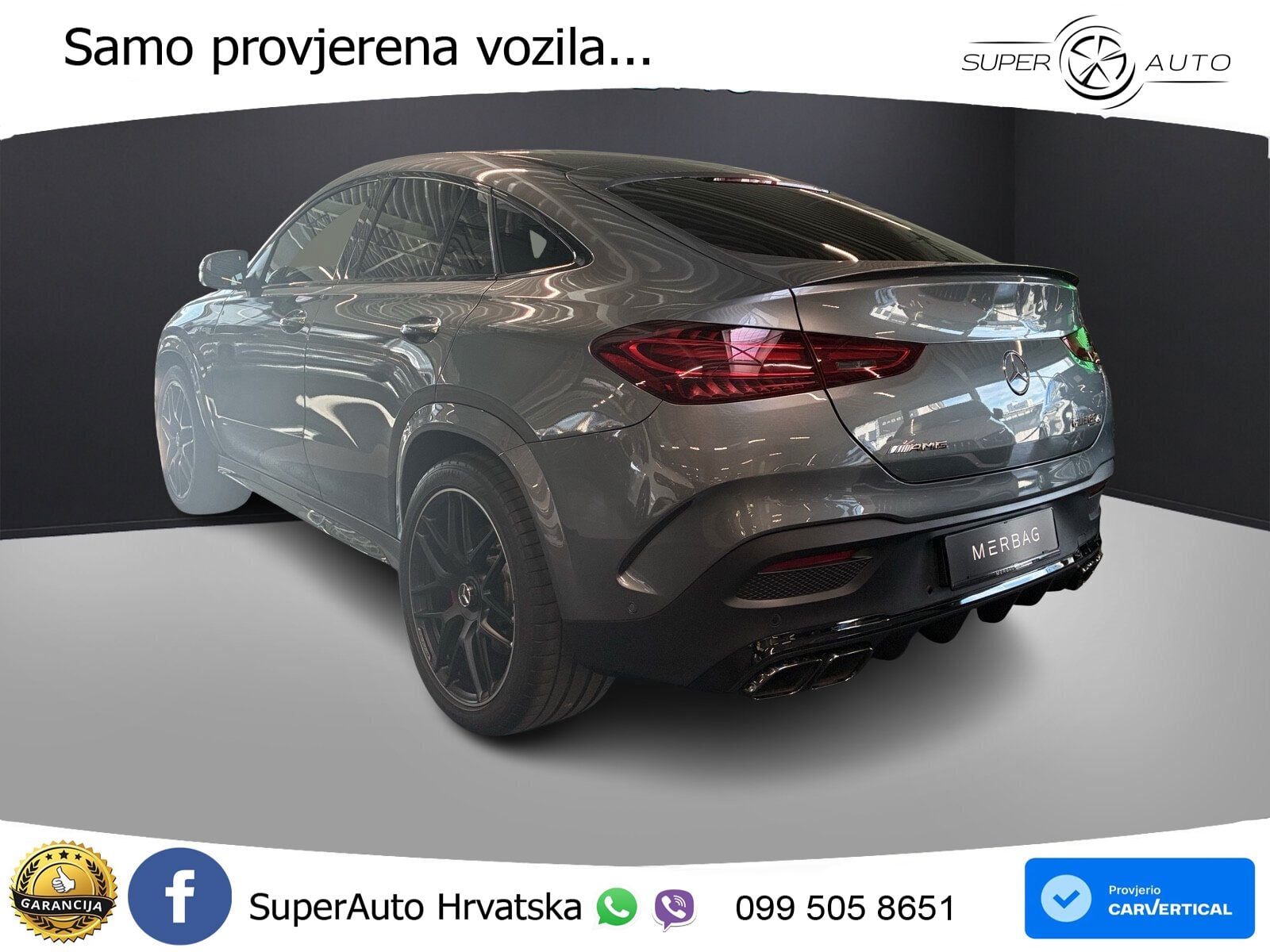 Mercedes AMG GLE Coupe 63 S V8 (612 KS) EQ Boost 4MATIC+ AMG SPEEDSHIFT TCT 9G ZRAČNI+ACC+GR SJED+KAM+PANO