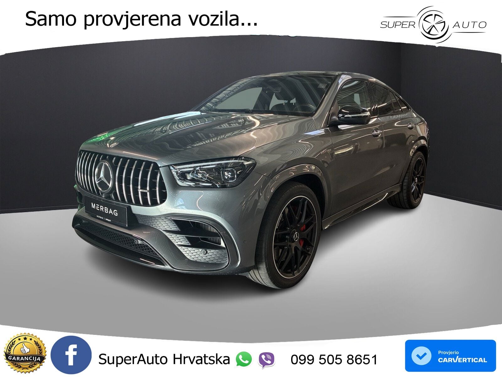 Mercedes AMG GLE Coupe 63 S V8 (612 KS) EQ Boost 4MATIC+ AMG SPEEDSHIFT TCT 9G ZRAČNI+ACC+GR SJED+KAM+PANO