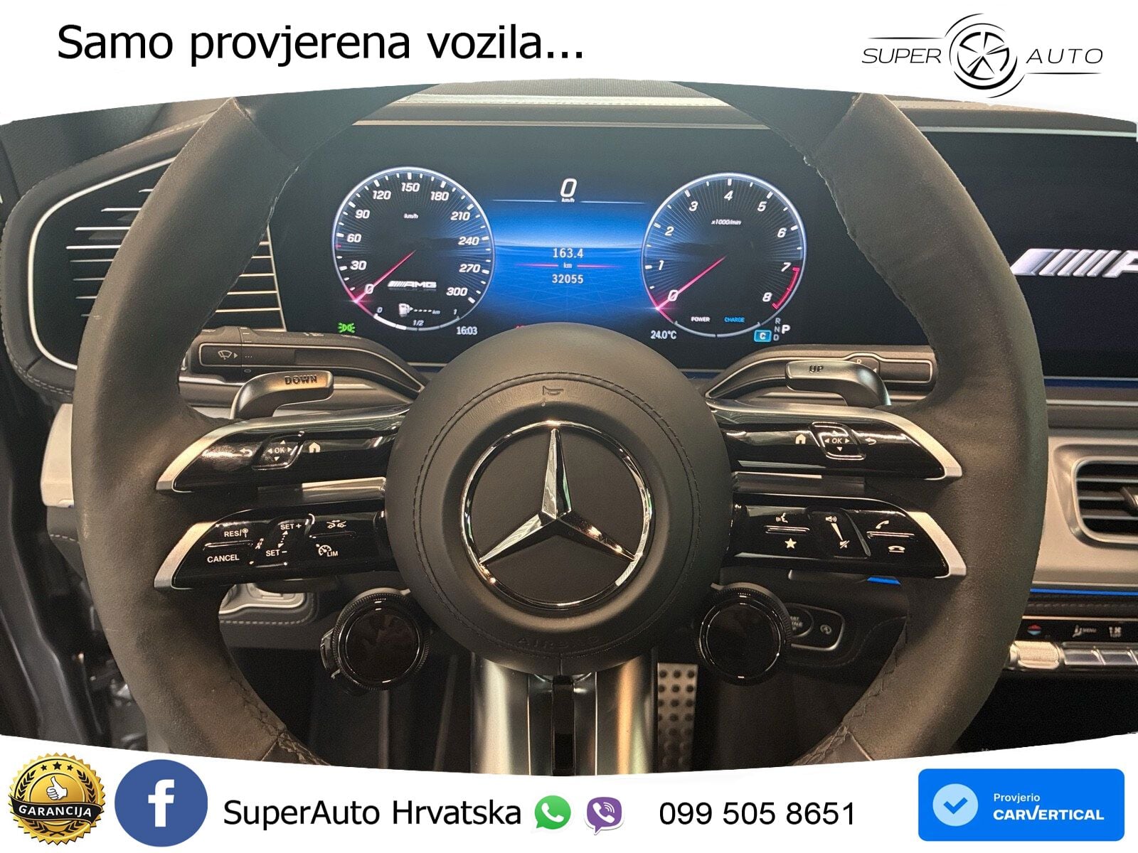 Mercedes AMG GLE Coupe 63 S V8 (612 KS) EQ Boost 4MATIC+ AMG SPEEDSHIFT TCT 9G ZRAČNI+ACC+GR SJED+KAM+PANO