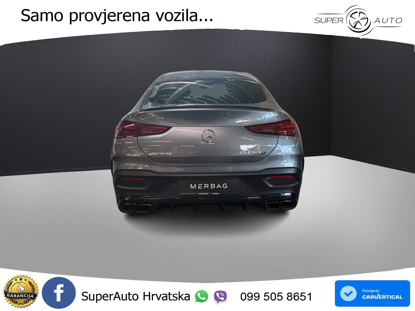 Mercedes AMG GLE Coupe 63 S V8 (612 KS) EQ Boost 4MATIC+ AMG SPEEDSHIFT TCT 9G ZRAČNI+ACC+GR SJED+KAM+PANO