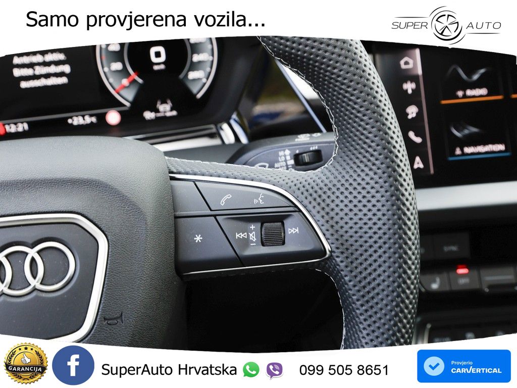 Audi A3 Limuzina 30 TFSI (116 KS) S line LED+GR SJED+ACC