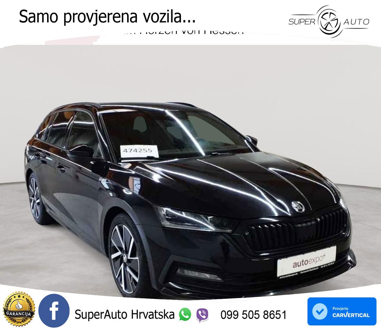 Škoda Octavia Combi 2.0 TDI (150 KS) DSG SportLine