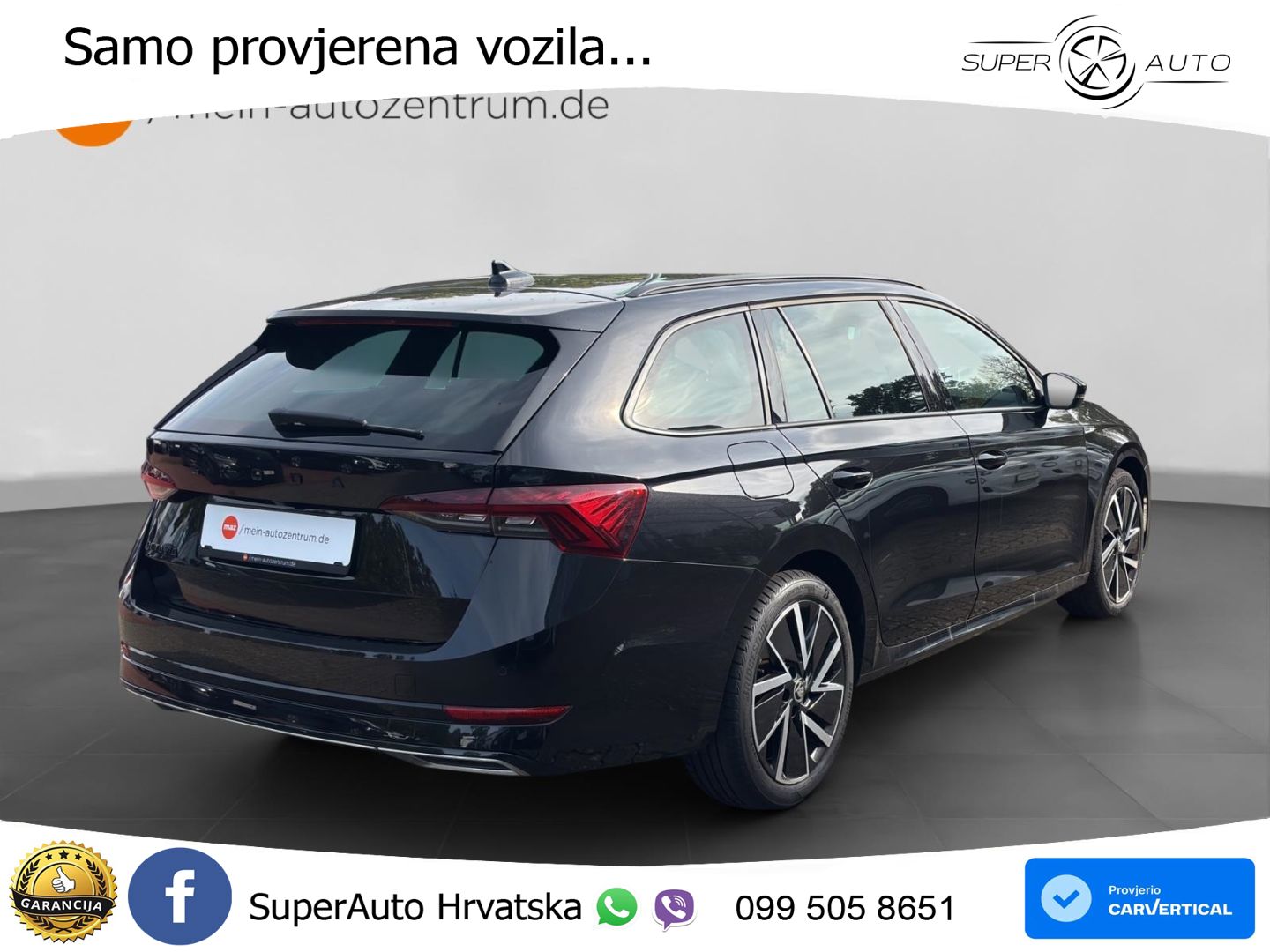 Škoda Octavia Combi 2.0 TDI (150 KS) DSG SportLine LED+GR SJED+ACC