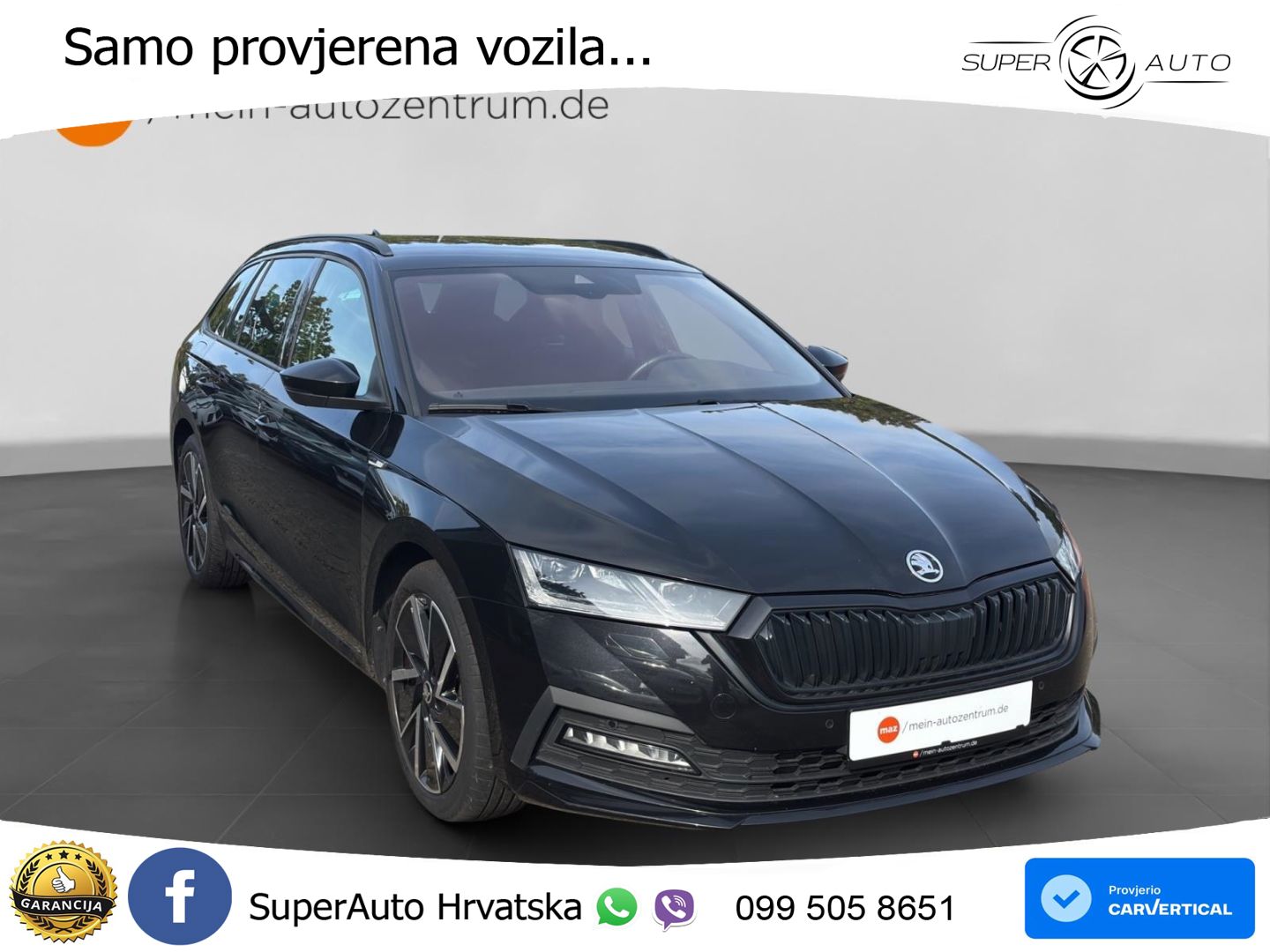 Škoda Octavia Combi 2.0 TDI (150 KS) DSG SportLine LED+GR SJED+ACC
