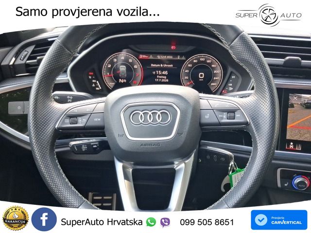 Audi Q3 40 TFSI (190 KS) quattro S tronic 2x S line MATRIX+GR SJED+KAM