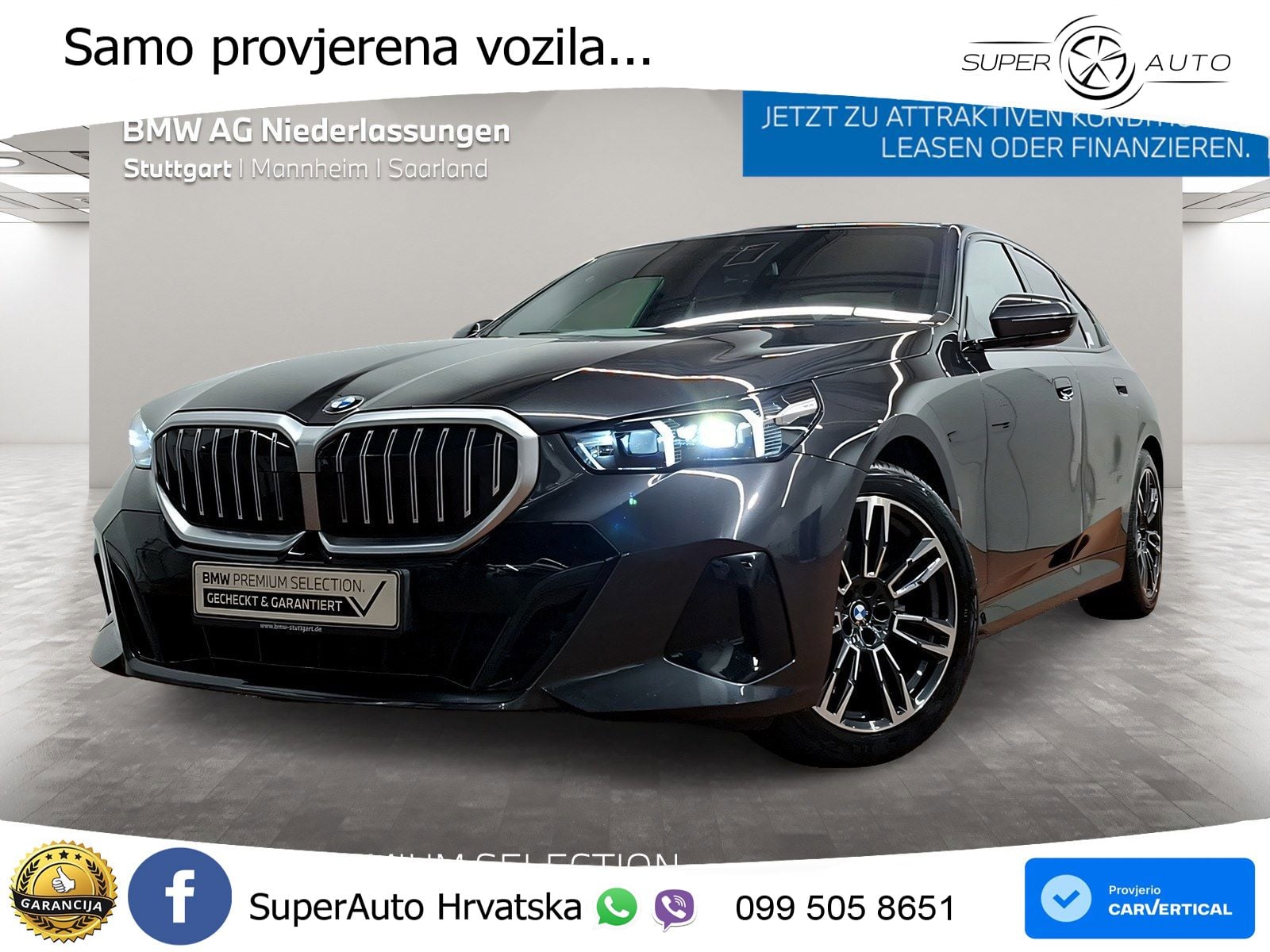 BMW 520d (197 KS) Steptronic M Sport LED+GR SJED+ACC