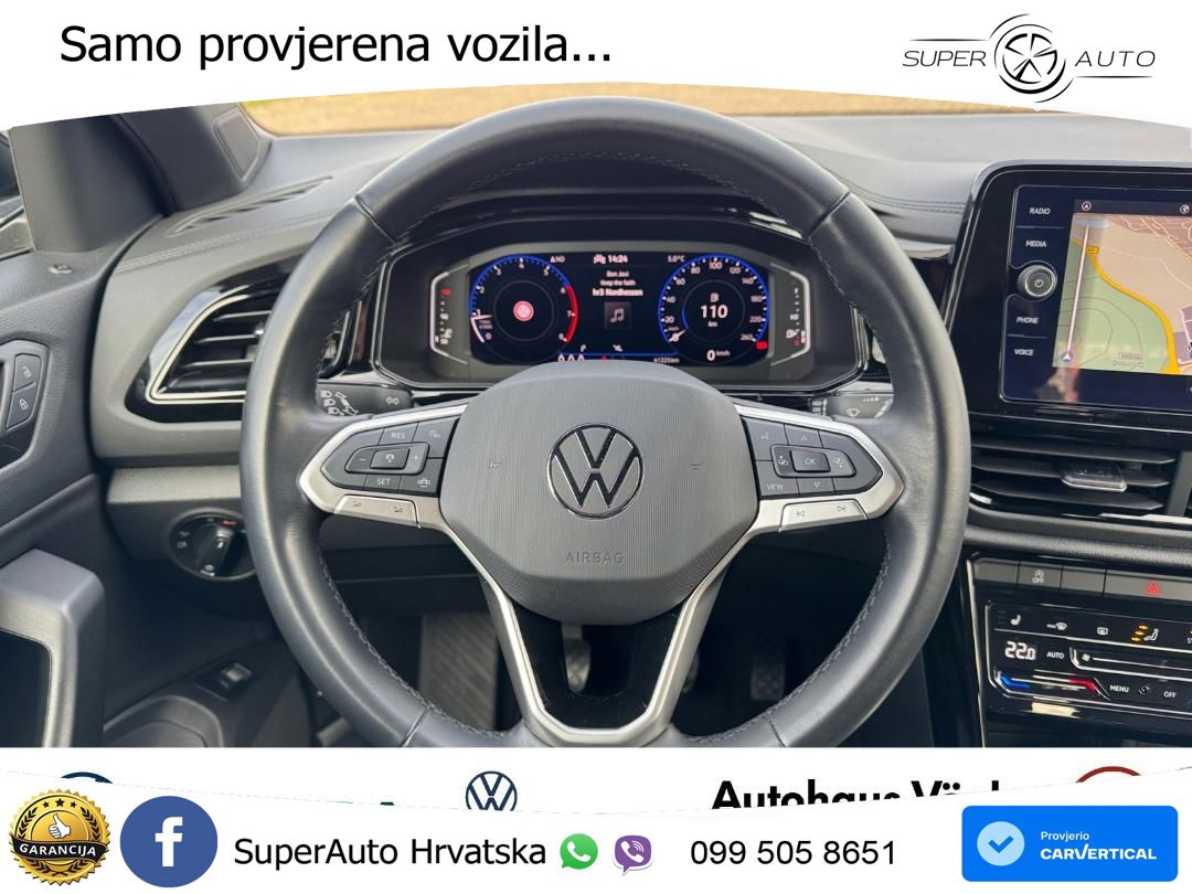 Volkswagen T-Roc I 1.5 TSI (150 KS) MATRIX+GR SJED+KAM