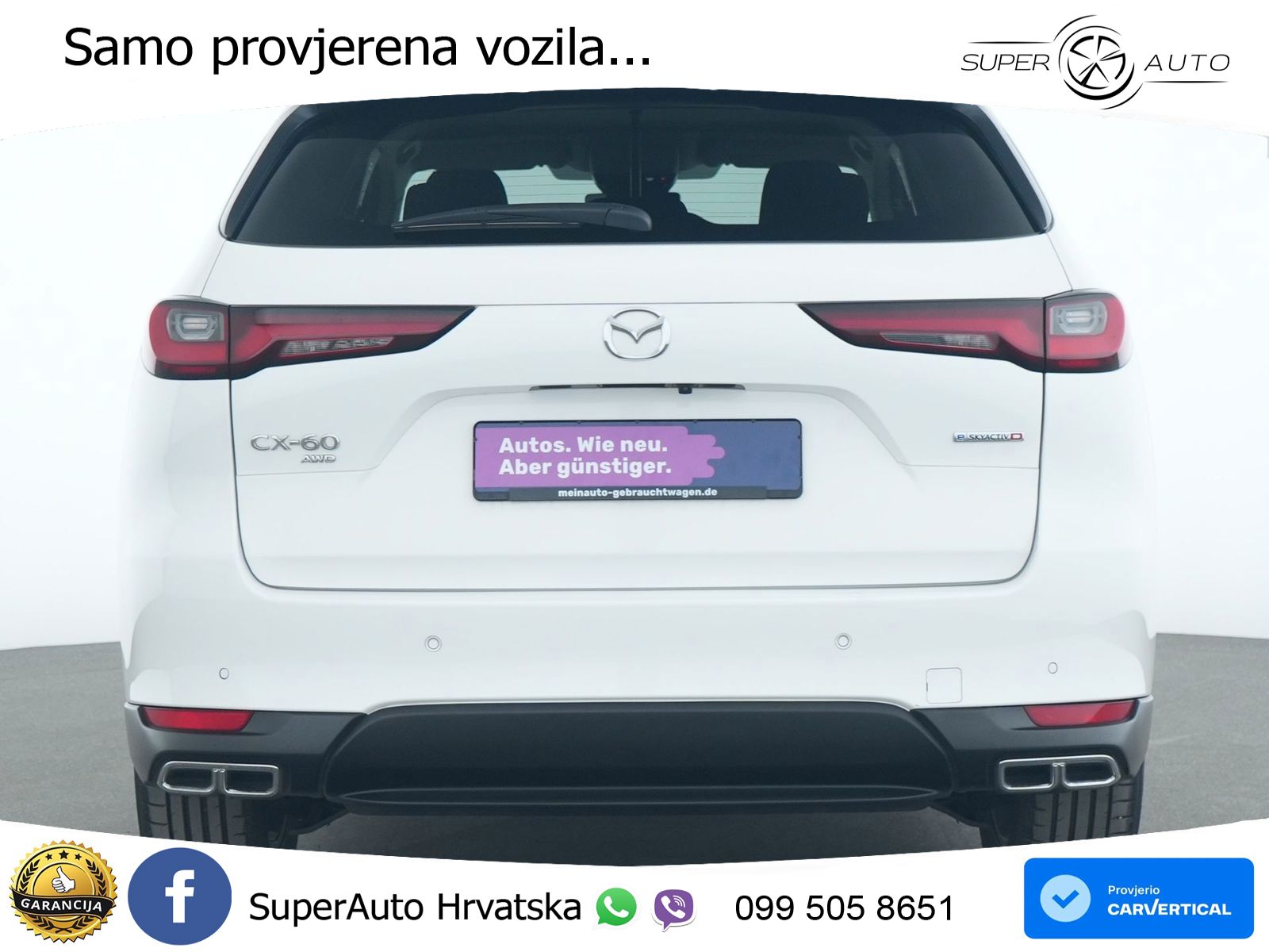 Mazda CX-60 3.3 e-Skyactiv D (254 KS) AWD Automatic